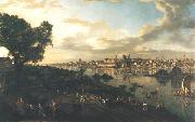 Bernardo Bellotto View of Warsaw from Praga Sweden oil painting artist